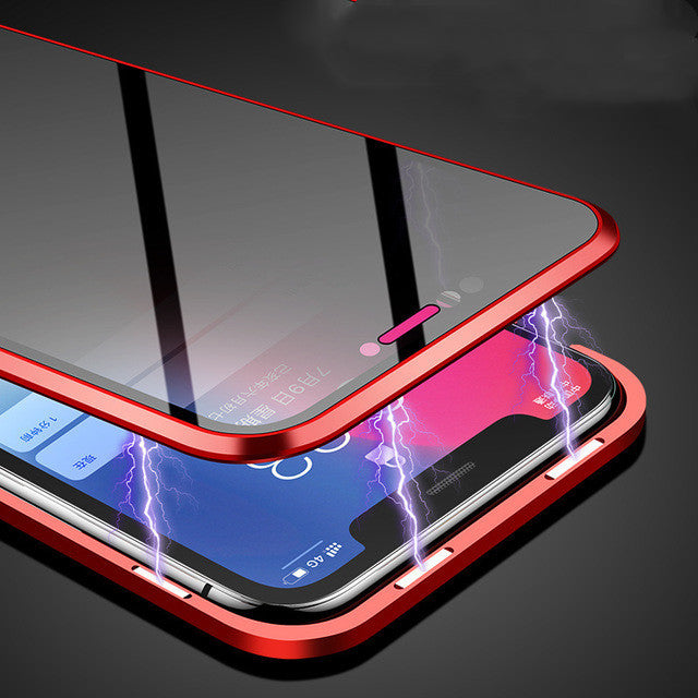 Coque Anti-Espion Magnétique 360° – Verre de Confidentialité pour iPhone