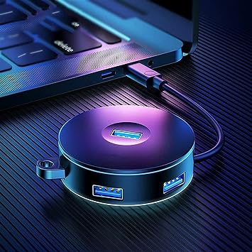 RoundHub – Le hub USB compact et élégant qui connecte tous vos appareils en un instant
