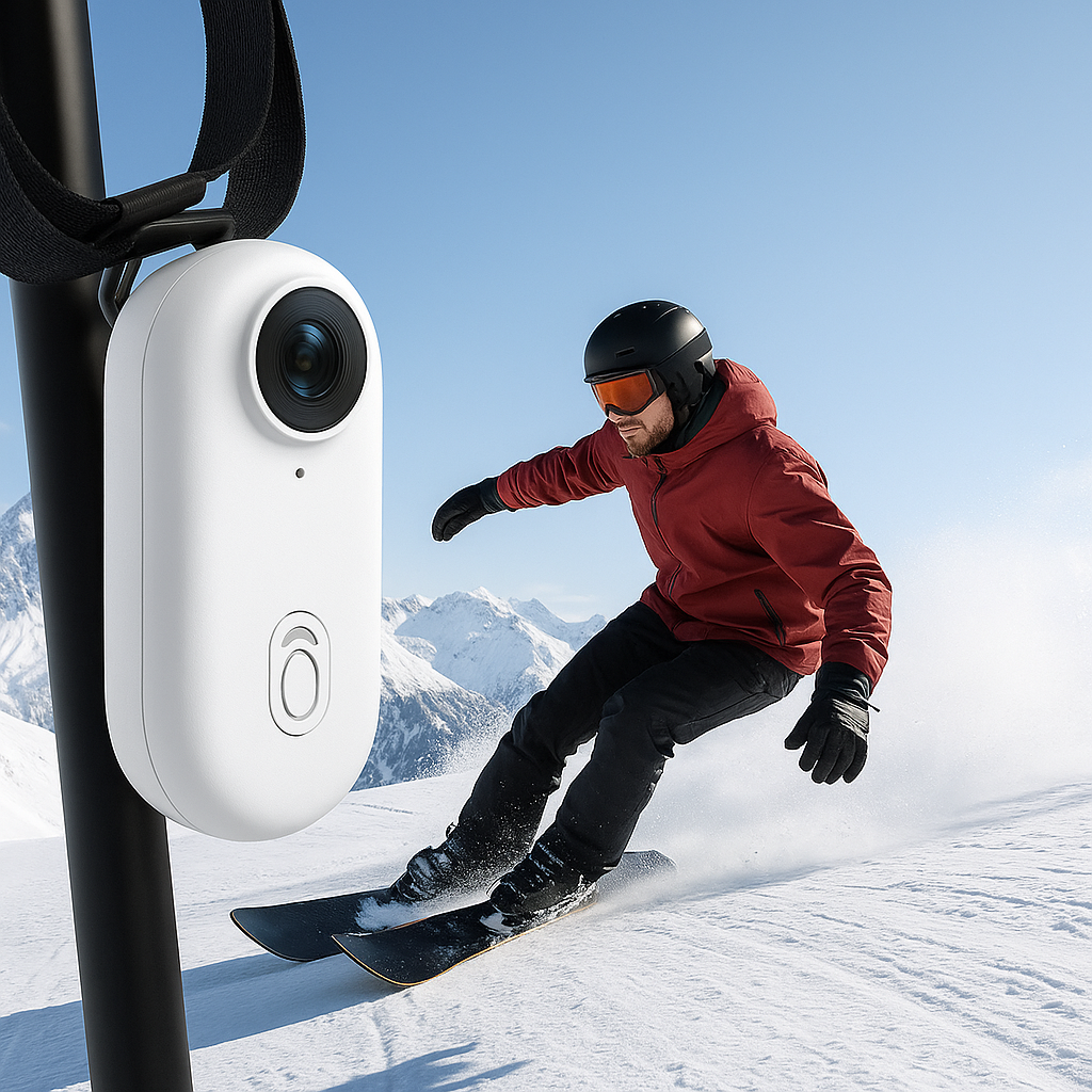 KaptureX – Caméra Sport 4K Mini & Résistante aux chocs pour Aventures Outdoor
