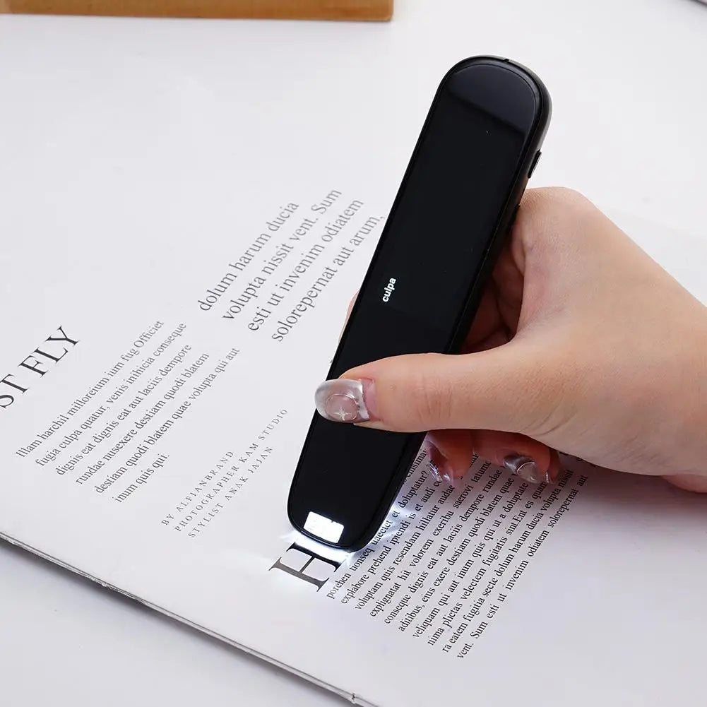 Stylo Traducteur Intelligent Instantané – 112 Langues, Traduction Hors Ligne, WIFI, Scanner et Marqueur Vocal Haute Qualité