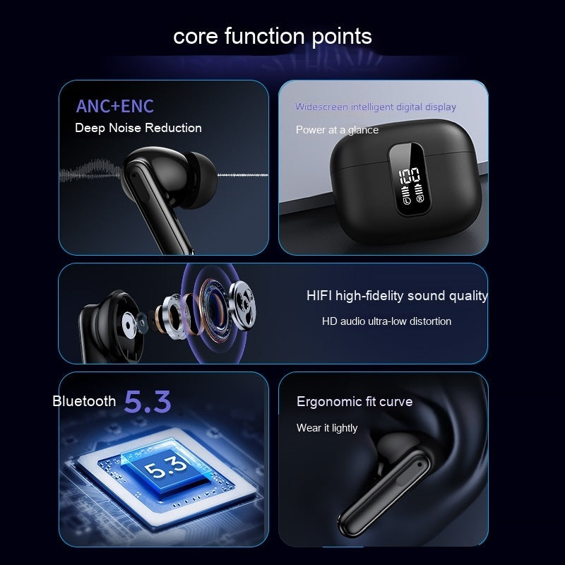 Zen40-Écouteurs Bluetooth ANC ENC Y40 – Réduction de bruit
