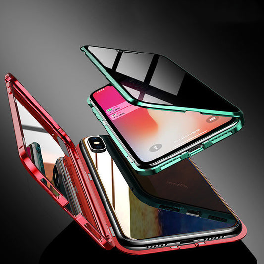 Coque Anti-Espion Magnétique 360° – Verre de Confidentialité pour iPhone