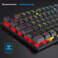 Clavier portable 104 touches rétro-éclairé pour souris de jeu
