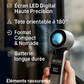 FreshPocket – Mini Ventilateur Moteur Turbo Haute Vitesse USB à Emporter Partout