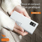 Batterie externe 80000mAh 120W, charge Super rapide, capacité suffisante 100%, chargeur de batterie Portable, affichage numérique pour iPhone Xiaomi