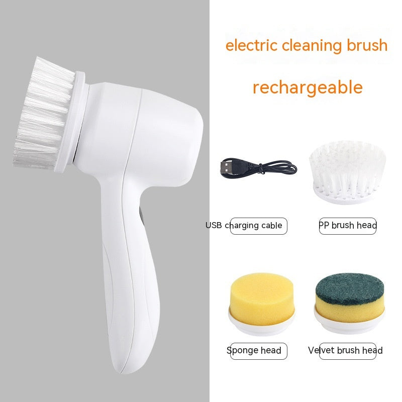 Brosse de nettoyage électrique 4 en 1 – Épurateur rotatif sans fil pour un nettoyage sans effort