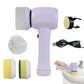 Brosse de nettoyage électrique 4 en 1 – Épurateur rotatif sans fil pour un nettoyage sans effort