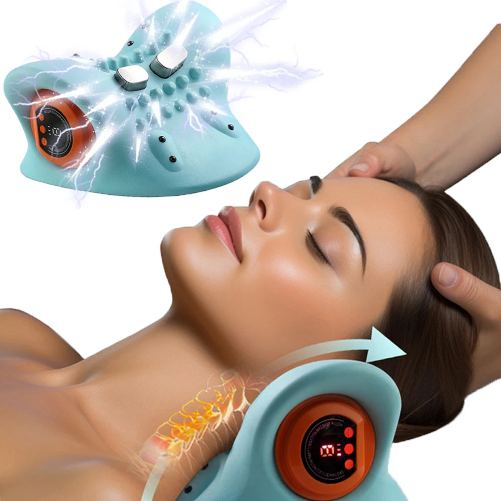 AcuPress Neck – Oreiller de Massage Cervical | Acupression Profonde & Soulagement Instantané