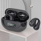 VibraSport X5- Casque Sport à Conduction Osseuse | Écouteurs Sans Fil Bluetooth 5.3 TWS | Clip d’Oreille Tactile | Basses HIFI & Confort Intra-Auriculaire